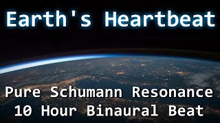 783 Hz Pure Schuman Resonance  10 Hour Binaural Beat  Black Screen [upl. by Bryn927]