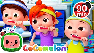 Brush It Toothbrush Workout  CoComelon  Nursery Rhymes for Babies [upl. by Roselyn901]