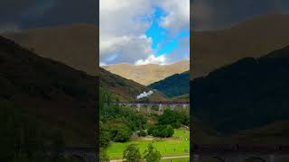 The Jacobite Steam Train Crossing The Iconic Glenfinnan Viaduct Scenic Loch Shiel hogwartsexpress [upl. by Jakob]