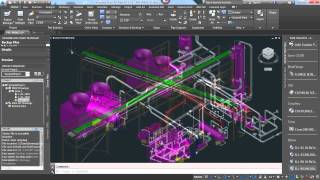 Advance Steel 20151 Workflow with AutoCAD Plant 3D [upl. by Imoian]