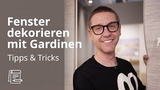 Dekorieren mit Vorhängen  IKEA Tipps amp Tricks [upl. by Ros]