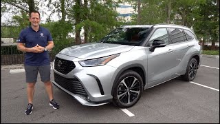 Is the 2021 Toyota Highlander XSE AWD a REAL sport performance SUV [upl. by Eanad684]