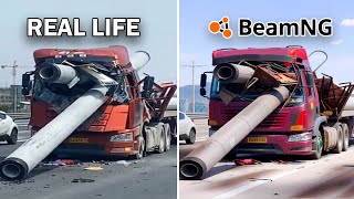 Accidents Based on Real Life Incidents  BeamNGdrive 32 [upl. by Aerdnna806]