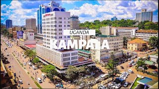 Kampala Uganda 4k Aerial View  Seven Hills City Kampala Drone View [upl. by Amlet]