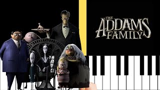 THE ADDAMS FAMILY THEME  Piano Tutorial [upl. by Ateinotna]