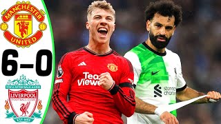 Manchester United vs Liverpool 60  All Goals and Highlights  2024 🔥 HOJLUND [upl. by Athalee]