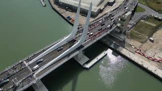 Gull Wing Bridge Lowestoft Opening Day 7th September 2024 [upl. by Popper]