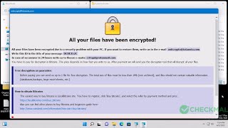 AppCheck AntiRansomware  CrySis Ransomware idRandomanticryptotutanotacomharma [upl. by Eselehs]