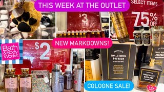 NEW MARKDOWNS AT THE OUTLET Cologne Sale Bath amp Body Works Walkthrough [upl. by Madi]