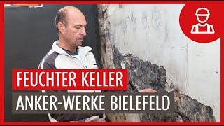 Keller abdichten von innen  Schutz der AnkerWerke in Bielefeld vor Feuchte [upl. by Jemima853]