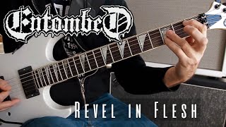 Entombed  Revel in flesh guitar cover solo [upl. by Latsyc]