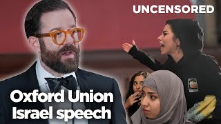 COMPLETE and UNCENSORED Jonathan Sacerdotis speech defending Israel at the Oxford Union [upl. by Shultz]