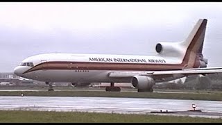 Rare and last TRISTAR L1011 N104CK departure  Ostend Airport [upl. by Swarts546]