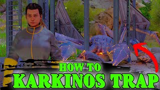 How To Build A KARKINOS Trap in Ark Survival Ascended Updated for Aberration in ASA [upl. by Lehte627]