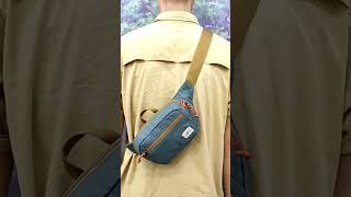 EIGER GRAPNEL WAISTBAG 1A 1989 2L BEIGE AND NAVY  shorts [upl. by Janenna11]