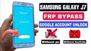 Samsung Galaxy J7 SM J700 FRP Unlock 2024  Google Account Bypass  J7 FRP Bypass  Without PC [upl. by Telrats]