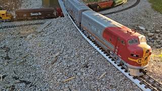 Awesome Large Gscale Train Layout Tour Part 2 [upl. by Gnaig102]