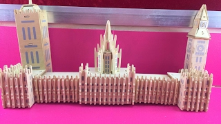 DIY Miniature BIG BEN  Woodcraft Construction Kit [upl. by Falito]