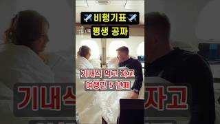 비행기표 평생 공짜인 사람이 있다 스튜어디스 항공 승무원 X [upl. by Welles171]