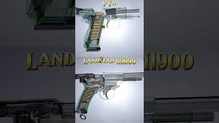 PYa Landstad M1900 Revolver Pistol How to work [upl. by Shantee]