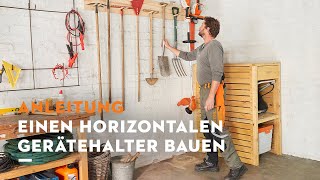 STIHL Anleitung Horizontalen Gerätehalter bauen [upl. by Nahama248]