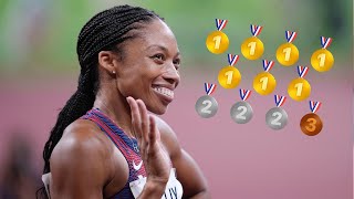 How Allyson Felix Won 11 Olympic Medals [upl. by Pasahow]