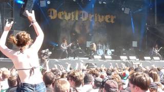 Devildriver  quot Clouds of California quot  10062017  Download Festival  Paris  11 [upl. by Akemit]