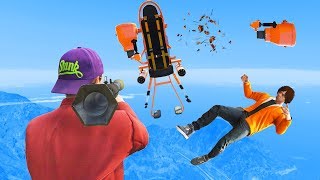 EXTREME RPG VS JETPACKS  GTA 5 Funny Moments [upl. by Winifield]