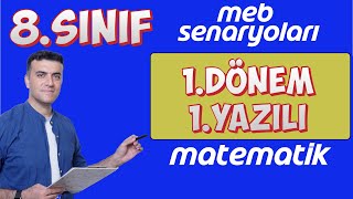 8sınıf Matematik 1dönem 1yazılı MEB Yazılı Senaryoları 1 2 3 SENARYO  PDF [upl. by Seek]