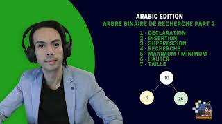 Arbre binaire de recherche  Arabic partie 22 [upl. by Xymenes]