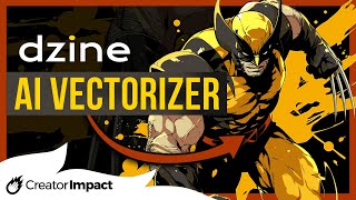 NEW AI Vectorizer from Dzine Ai Image to Vector [upl. by Noseyt]