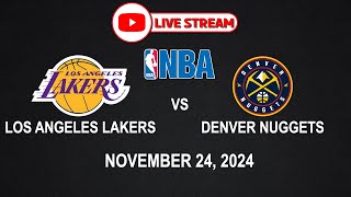 NBA LIVE LAKERS vs NUGGETS  NBA REGULAR SEASON  November 24 2024  NBA2K24 Simulation Only [upl. by Halley]