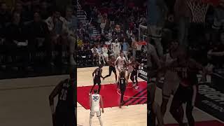 Yuki Kawamura’s bucket sends the Trail Blazers fans into a frenzy 🔥👏Shorts nba knicksverse [upl. by Eiramlatsyrc]