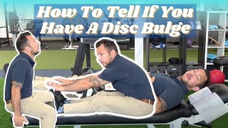 Bulging Disc Symptoms Lower Back Pain Disc Compression Signs [upl. by Aretahs]