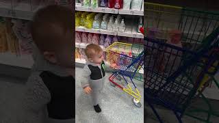 Toddler goes shopping in Hildesheim Germany [upl. by Burch]