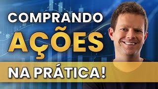 COMO COMPRAR e VENDER AÇÕES na prática investindo R 500 no mercado fracionário [upl. by Stacie288]