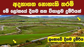 ලොව දිගම සහ විශාලතම දුම්රියන් 08ක්  08 Largest Trains In The World [upl. by Gilly]