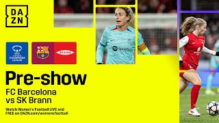 BARCELONA VS SK BRANN  UEFA WOMENS CHAMPIONS LEAGUE 202324 PREVIEW SHOW LIVESTREAM [upl. by Ha]