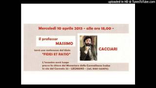 Massimo CacciariFides et RatioLegnano 2013 [upl. by Oiratnom]