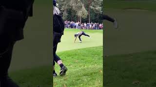 BILLY HORSCHEL BIRDIE PUTT AT WENTWORTH BMW PGA CHAMPIONSHIP [upl. by Erastatus]