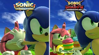 Sonic Generations Cutscene Comparison 2011 vs 2024 [upl. by Mattson]