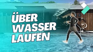 Über Wasser laufen Effekt  Filmora 11 Tutorial [upl. by Anilrats]