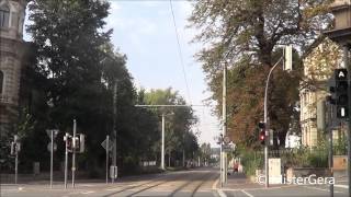 Führerstandsmitfahrt Geraer Straßenbahn [upl. by Sanderson657]