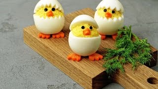 Chick Deviled Eggs [upl. by Ryon]