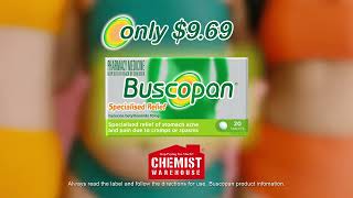 Get Buscopan at Chemist Warehouse [upl. by Yelekreb]