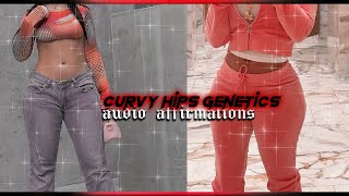 curvy hips  bigger butt ✧ audio affirmations [upl. by Larimer]