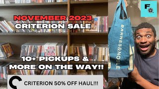 CRITERION COLLECTION 50 OFF NOVEMBER SALE HAUL [upl. by Ardnaed769]