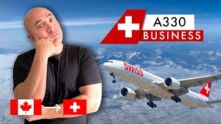 SWISS BUSINESS CLASS MontrealZurich Airbus A330300 [upl. by Manda]