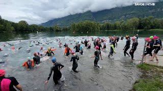 GrésysurIsère  Retrouvez le troisième triathlon de la Combe de Savoie [upl. by Renrag]