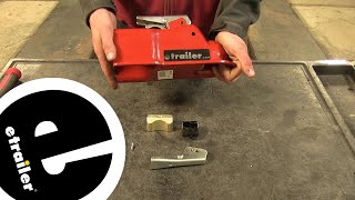 etrailer  Demco eZLatch Channel Tongue Trailer Coupler Latch Repair Kit Review [upl. by Aleafar]